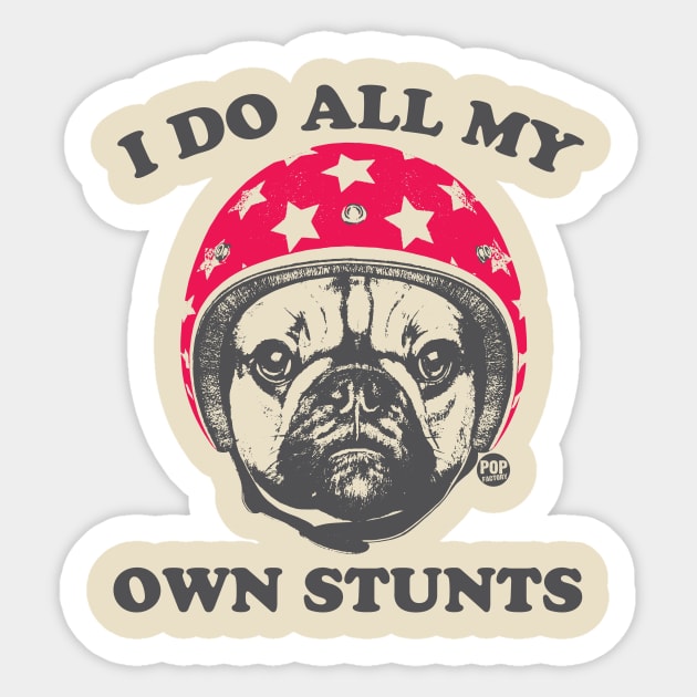 OWN STUNTS Sticker by toddgoldmanart